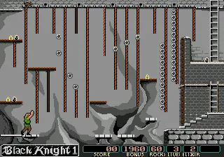 Dark Castle gameplay screenshot on Genesis