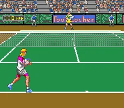 David Crane's Amazing Tennis gameplay screenshot on Genesis