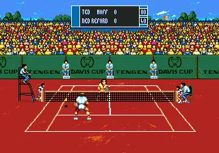 Davis Cup Tennis ~ Davis Cup World Tour gameplay screenshot on Genesis