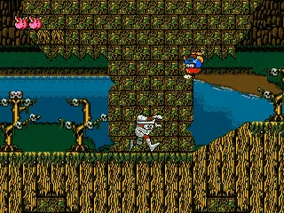 DecapAttack gameplay screenshot on Genesis