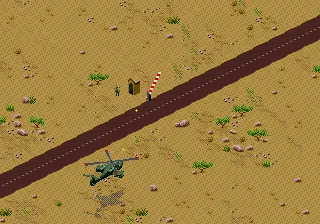 Desert Strike gameplay screenshot on Genesis