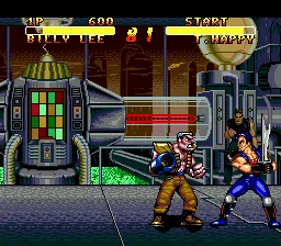 Double Dragon V: The Shadow Falls gameplay screenshot on Genesis