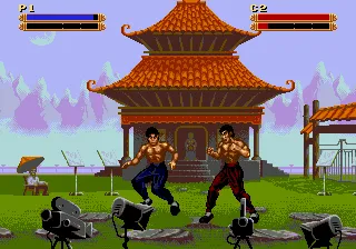 Dragon: The Bruce Lee Story gameplay screenshot on Genesis