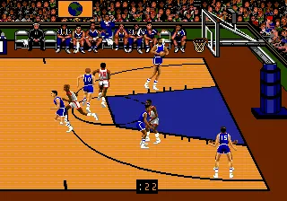 Dream Team USA gameplay screenshot on Genesis