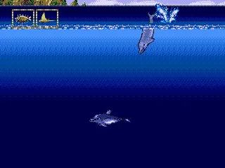 Ecco Jr. gameplay screenshot on Genesis