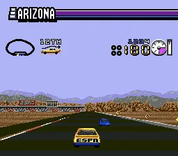 ESPN SpeedWorld gameplay screenshot on Genesis