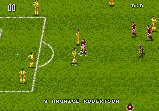 European Club Soccer gameplay screenshot on Genesis