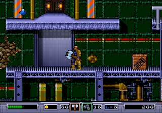Ex-Mutants gameplay screenshot on Genesis