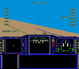 F-117 Night Storm gameplay screenshot on Genesis