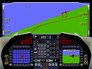 F-22 Interceptor gameplay screenshot on Genesis