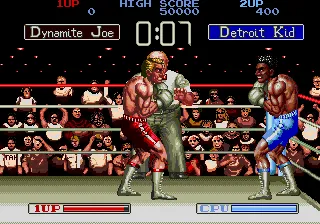 Final Blow gameplay screenshot on Genesis