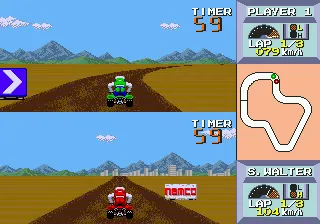 Four Trax gameplay screenshot on Genesis