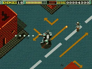 FZ Senki Axis ~ Final Zone gameplay screenshot on Genesis