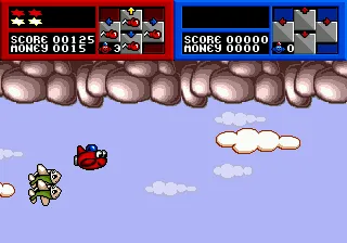 Gadget Twins gameplay screenshot on Genesis