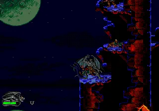 Gargoyles gameplay screenshot on Genesis