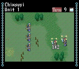 Genghis Khan II: Clan of the Gray Wolf gameplay screenshot on Genesis