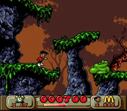 Global Gladiators gameplay screenshot on Genesis