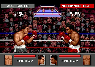 Greatest Heavyweights gameplay screenshot on Genesis