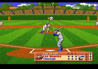 HardBall '94 gameplay screenshot on Genesis