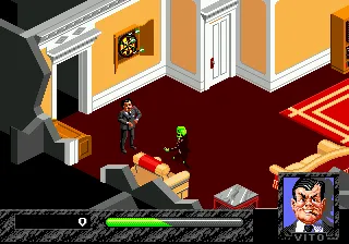Haunting Starring Polterguy gameplay screenshot on Genesis