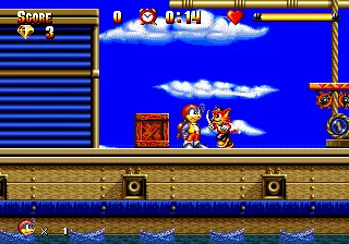 Havoc gameplay screenshot on Genesis