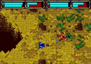 Herzog Zwei gameplay screenshot on Genesis