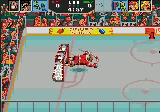 Hit the Ice: VHL: The Official Video Hockey League gameplay screenshot on Genesis
