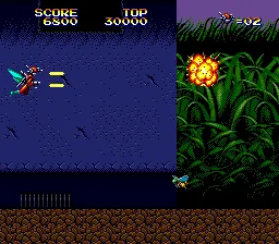 Insector X gameplay screenshot on Genesis