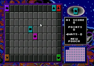 Ishido: The Way of Stones gameplay screenshot on Genesis