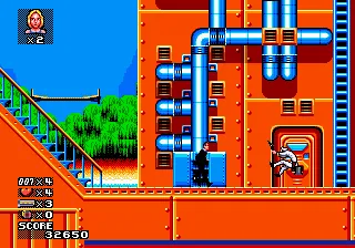 James Bond 007: The Duel gameplay screenshot on Genesis