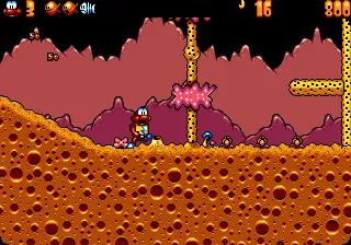 James Pond 3: Operation Starfish gameplay screenshot on Genesis