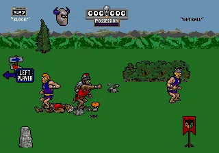 Jerry Glanville's Pigskin Footbrawl gameplay screenshot on Genesis