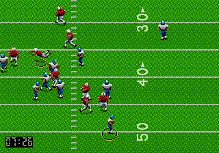 Joe Montana Football gameplay screenshot on Genesis