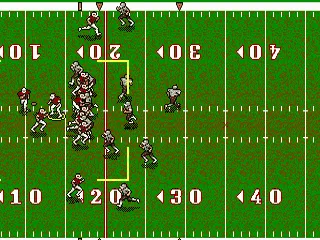 Joe Montana II: Sports Talk Football gameplay screenshot on Genesis