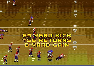 John Madden Football '92 gameplay screenshot on Genesis