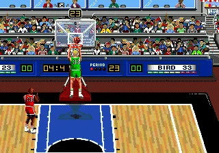 Jordan vs. Bird: One on One gameplay screenshot on Genesis
