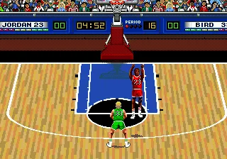Jordan vs Bird gameplay screenshot on Genesis