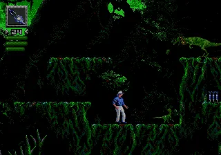 Jurassic Park gameplay screenshot on Genesis