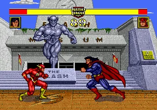 Justice League Task Force gameplay screenshot on Genesis