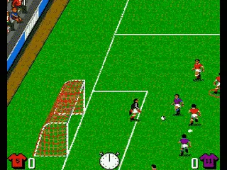 Kick Off 3: European Challenge gameplay screenshot on Genesis