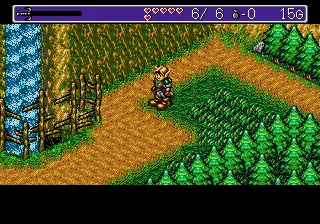 Landstalker gameplay screenshot on Genesis