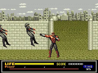Last Battle gameplay screenshot on Genesis