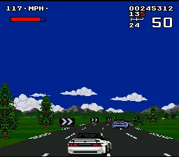 Lotus Turbo Challenge gameplay screenshot on Genesis