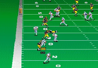 Madden NFL 97 gameplay screenshot on Genesis