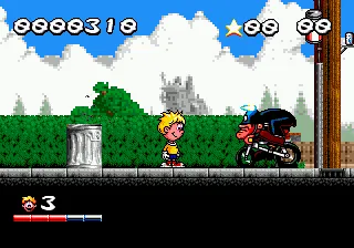 Marko gameplay screenshot on Genesis