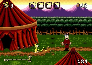 Marsupilami gameplay screenshot on Genesis