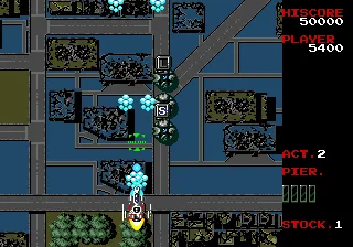 Master of Weapon gameplay screenshot on Genesis