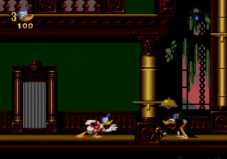 Maui Mallard in Cold Shadow gameplay screenshot on Genesis