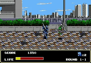 Mazin Wars gameplay screenshot on Genesis