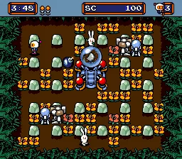 Mega Bomberman gameplay screenshot on Genesis